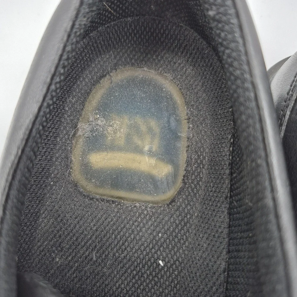 Nunn Bush Shoes Mens Size 11‎ Black Leather Wingtip Dress Comfort Gel 83512-01